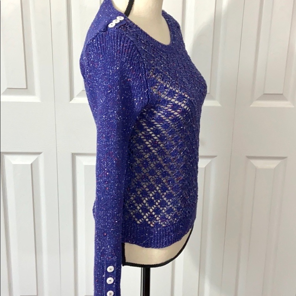 ModCloth Speckled Open Knit Sweater - Picture 6 of 8